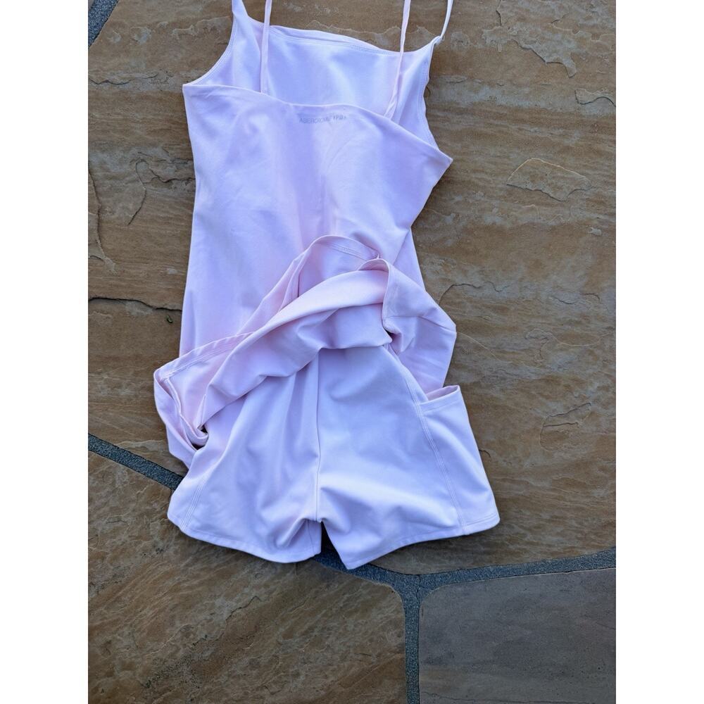 Abercrombie Girls Youth Dress Size 11/12 Adjustable Light Pink LS - Picture 4 of 4